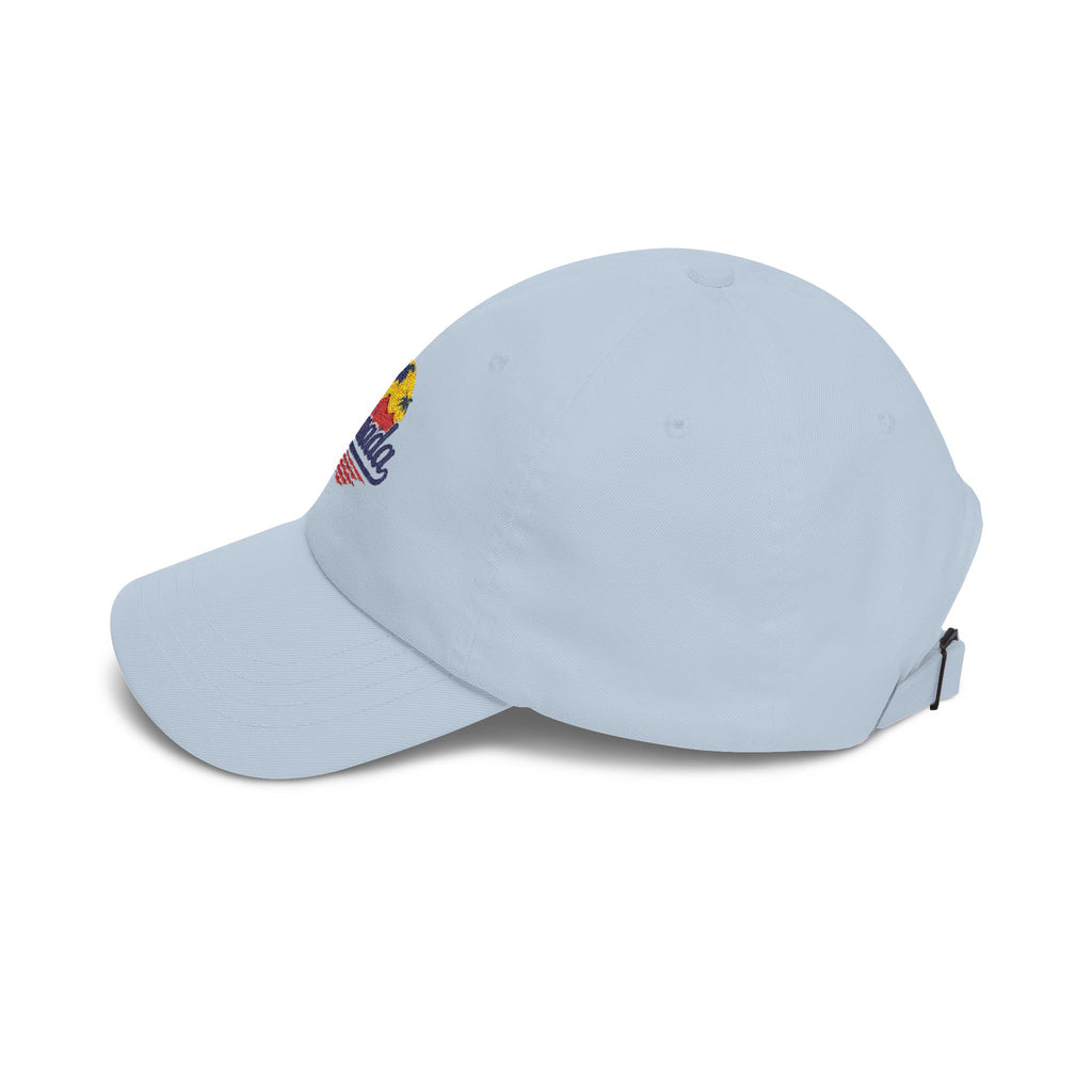 Canada Tropical Dad Cap — Vintage Palm Tree Sunset Embroidered Hat