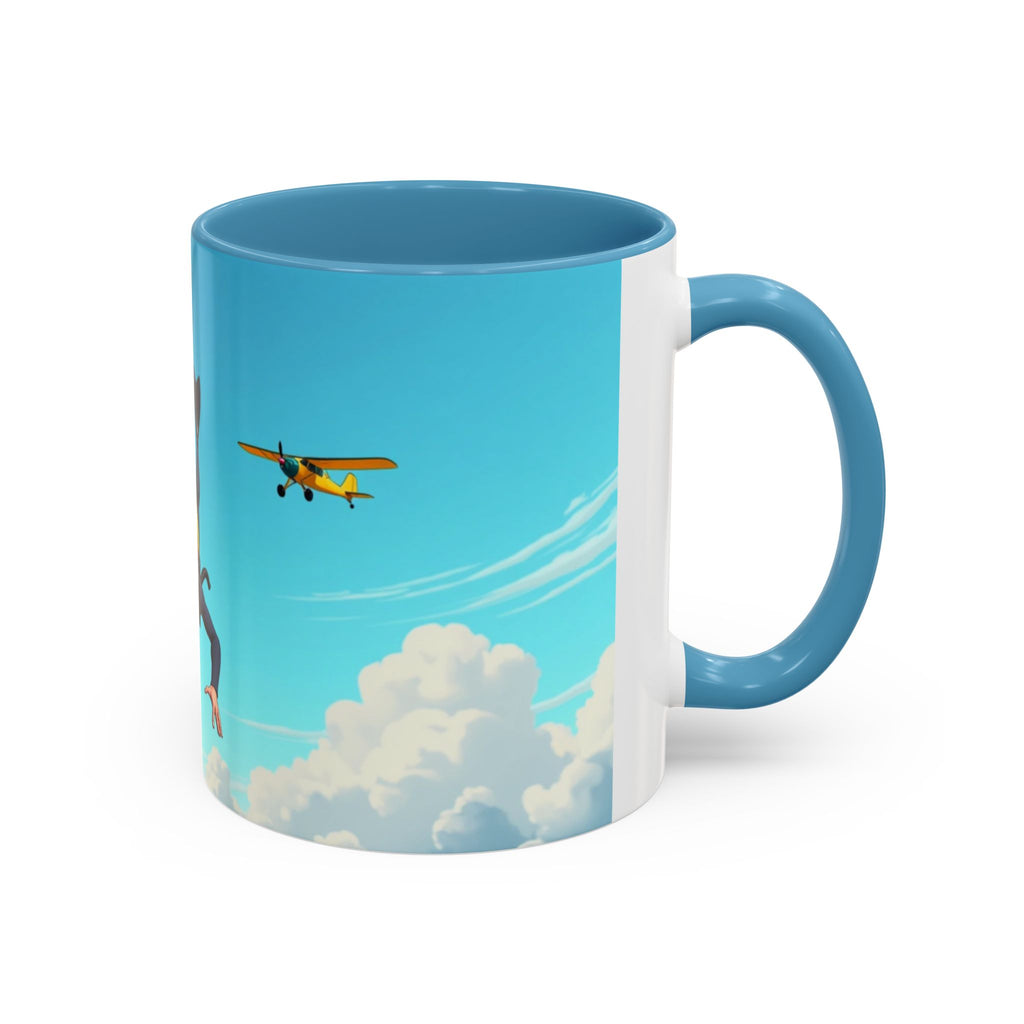 Skydiver Coffee Mug — Funny "Oh Shit! Wrong Kit!" Aviation Mug
