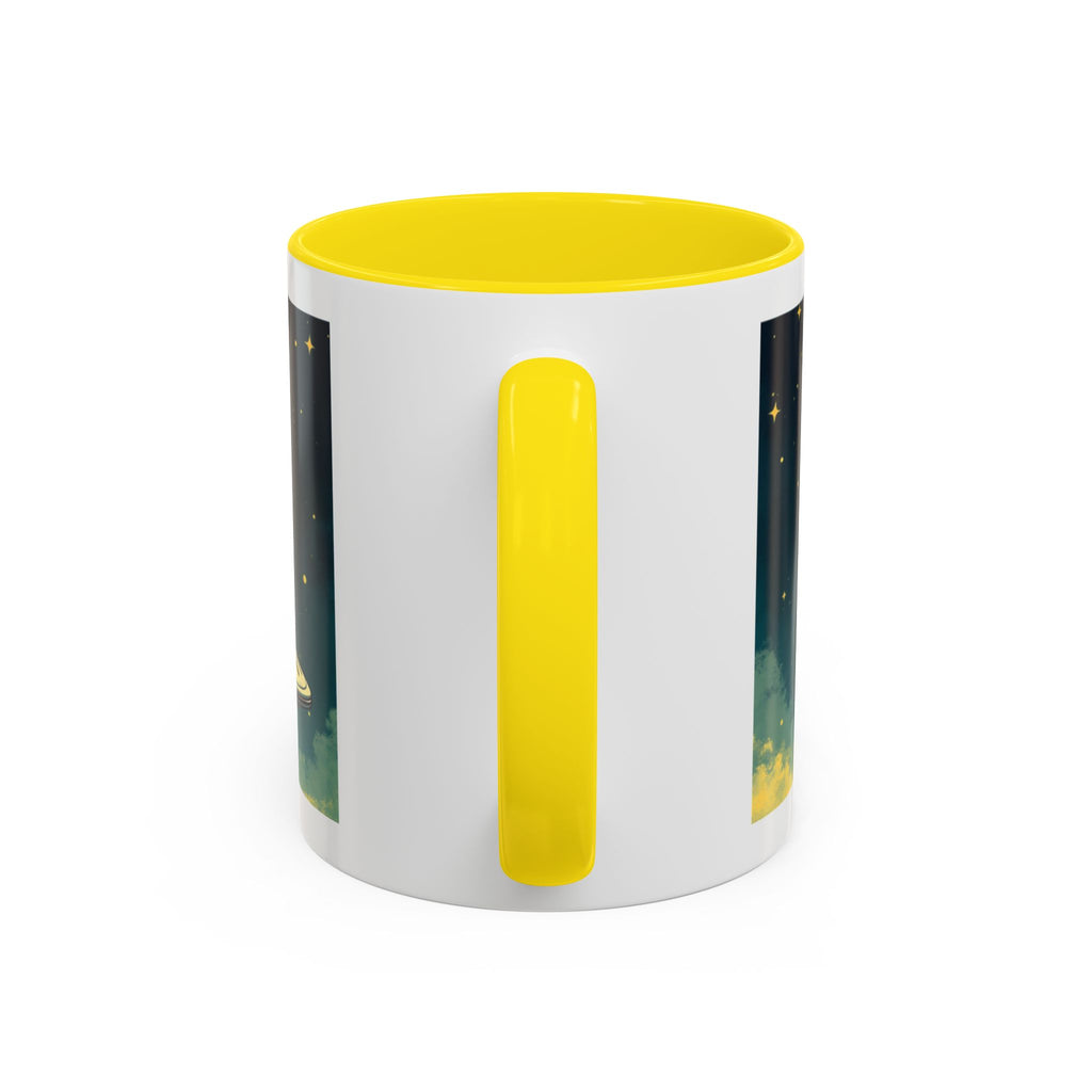 Alien Coffee Mug — "We Are Aliens" Retro UFO Accent Mug (11/15oz)