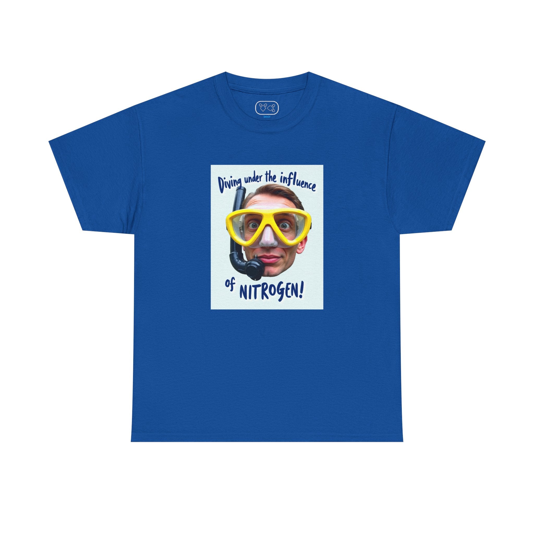 Nitrogen Dive Tee — "Diving Under the Influence of Nitrogen" Scuba Humor T-Shirt