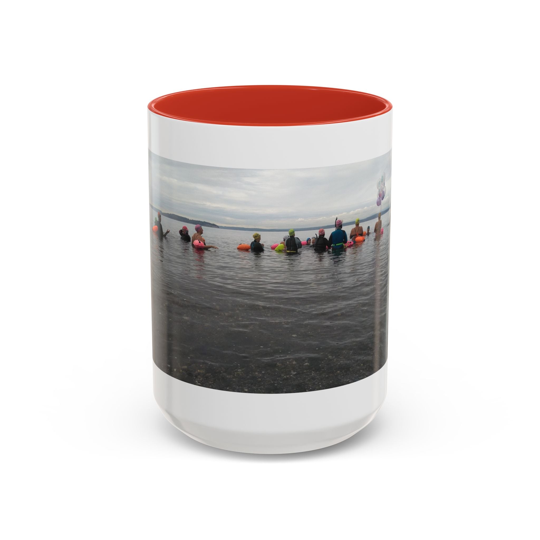 Free Divers Photo Accent Coffee Mug – Scenic Sea Diving Crew 11oz/15oz