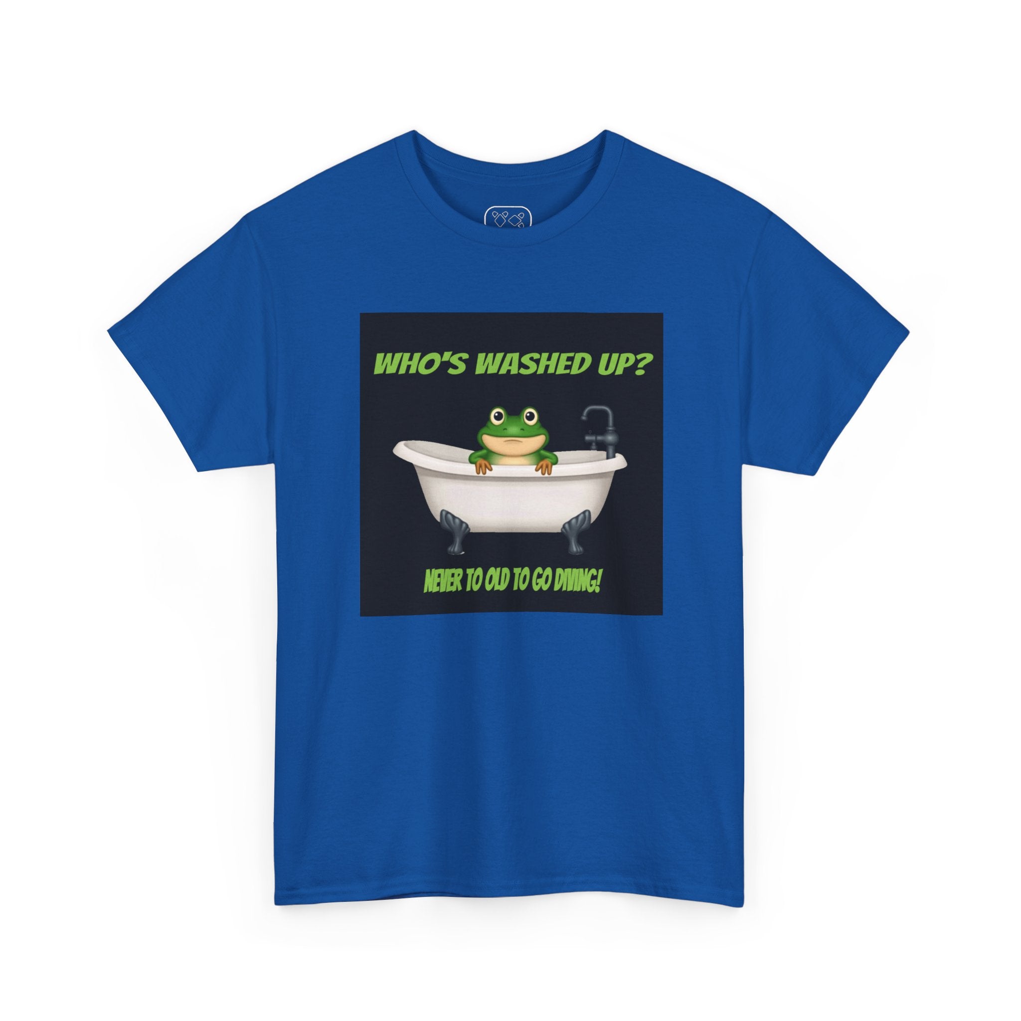 Washed up T-Shirt Cute Frog Bathtub Diving Tee