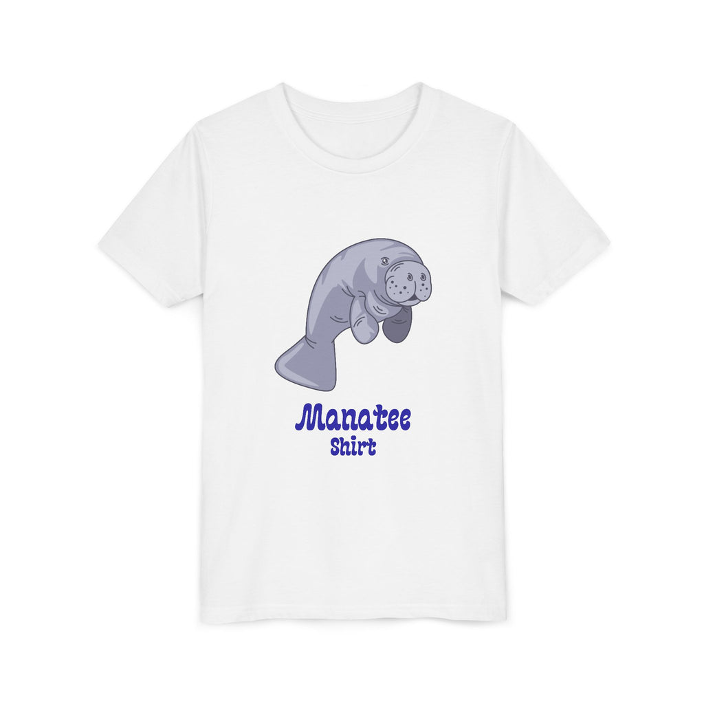 Youth Manatee T-Shirt — Cute Cartoon Manatee Graphic Tee