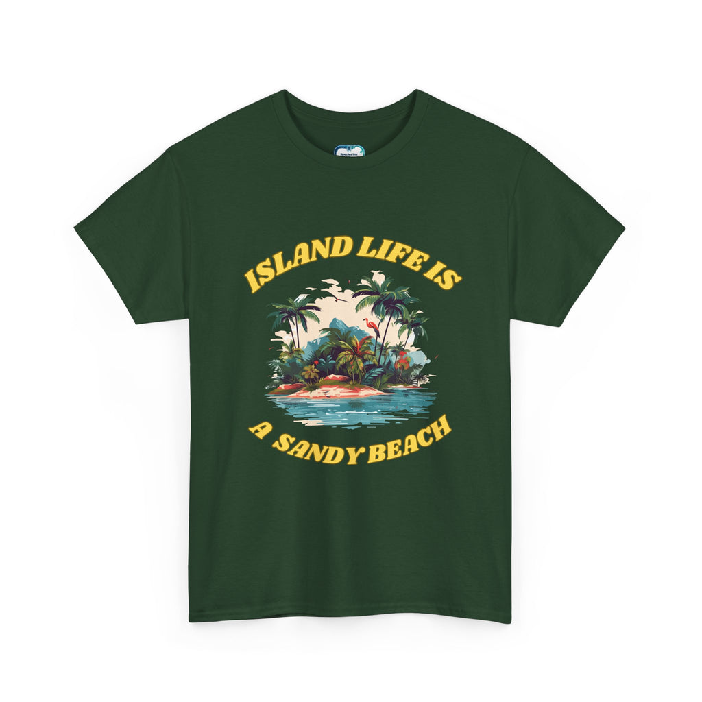 Island Life Beach Tee – Tropical Coastal Graphic Shirt | Species Ink