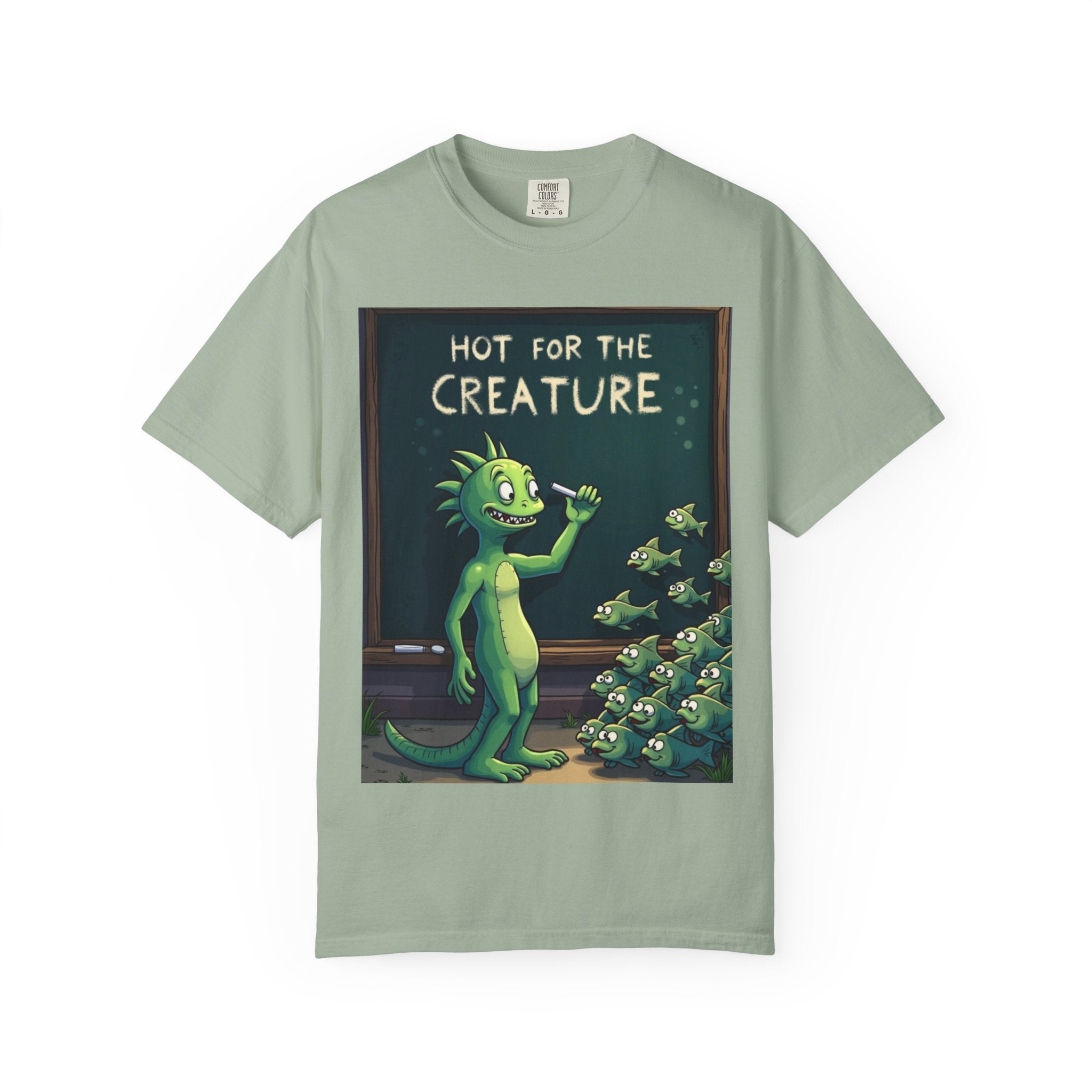 Creature Classroom T‑Shirt — "Hot for the Creature" Funny Monster Tee