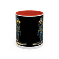 Night Diver Coffee Mug — Scuba Diver Graphic Accent Mug (11/15oz)