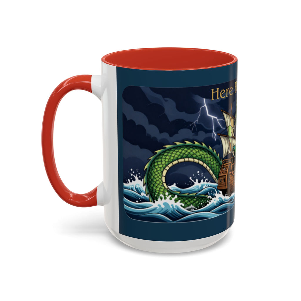 Here Be Dragons Dragon Mug – Fantasy Art | Species Ink