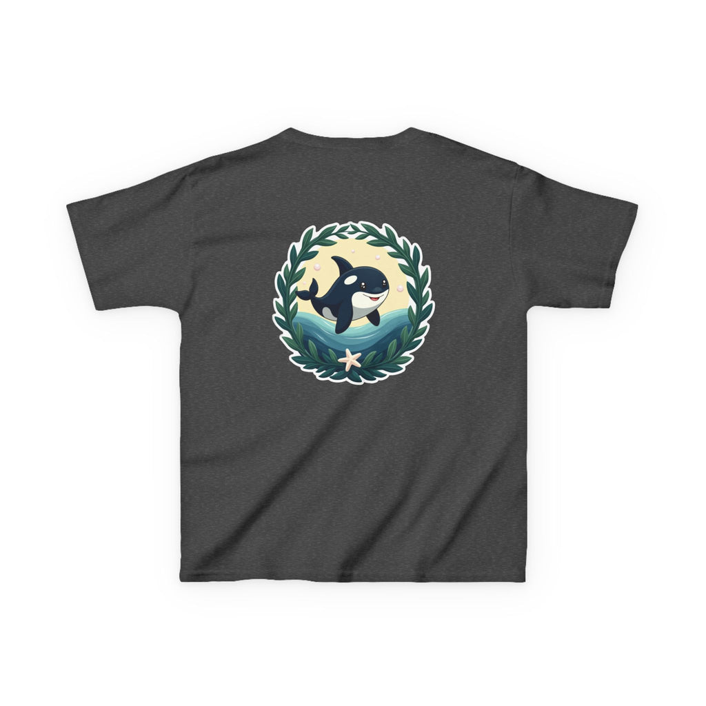 Orca Ocean Kids Tee — Playful Whale Graphic T-Shirt for Children