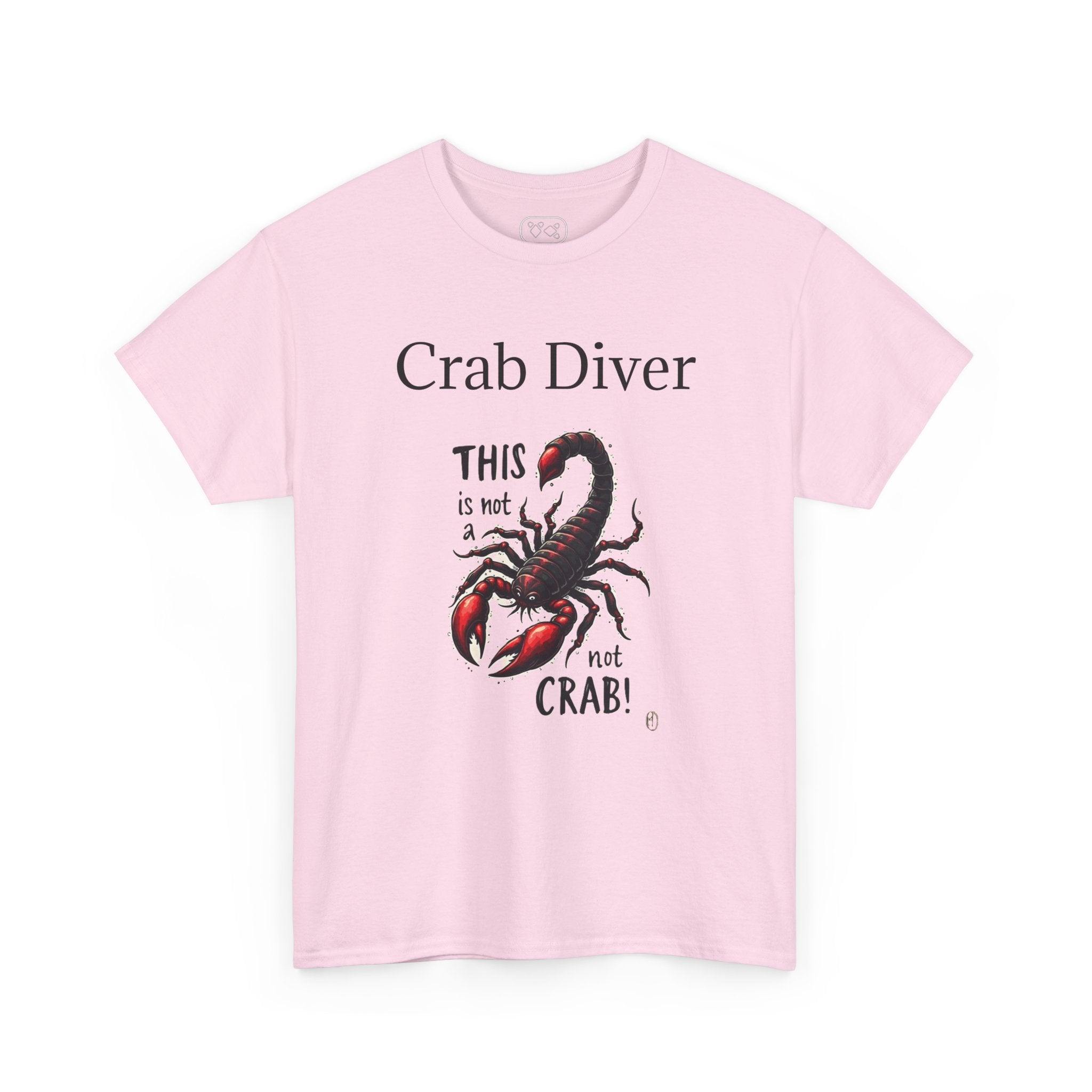 Crab Diver T‑Shirt — Scorpion Crab Graphic Tee (“This is not a crab!”)