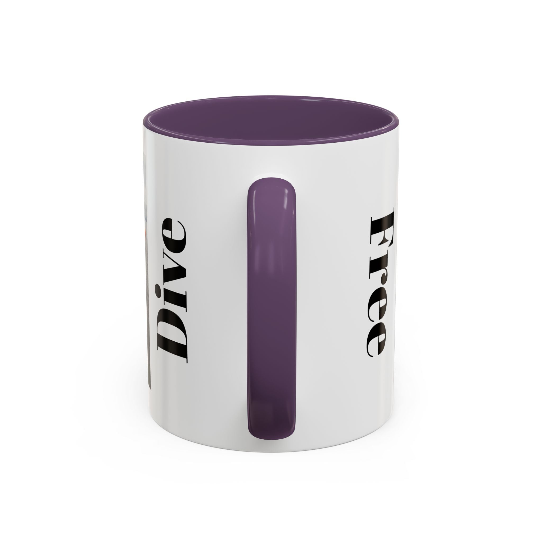 Free Divers Photo Accent Coffee Mug – Scenic Sea Diving Crew 11oz/15oz