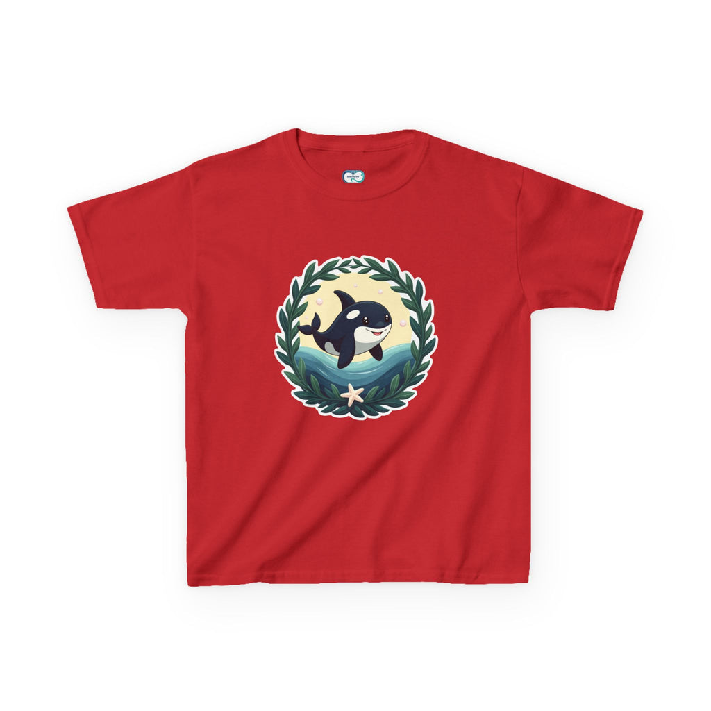 Orca Ocean Kids Tee — Playful Whale Graphic T-Shirt for Children