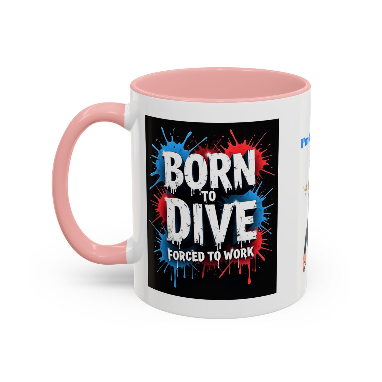 Born to Dive Coffee Mug - 'I'm Certifiable' Scuba Diver Accent Mug (11/15oz)
