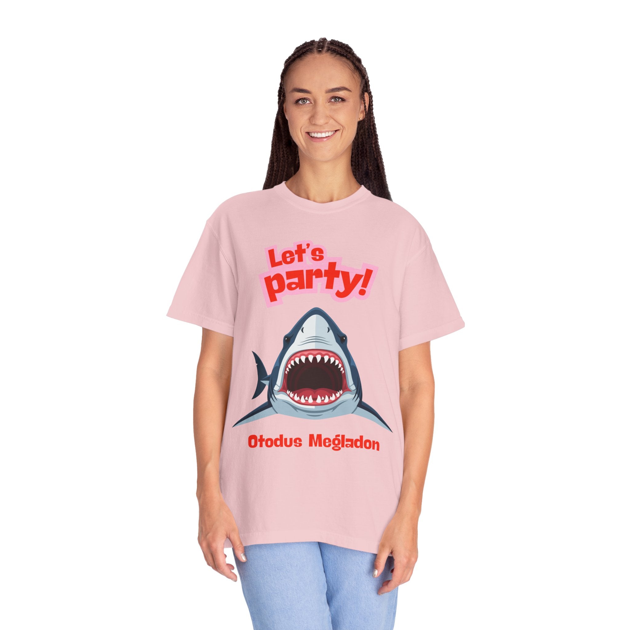 Let's Party! Shark T-Shirt — Otodus Megalodon Graphic Tee