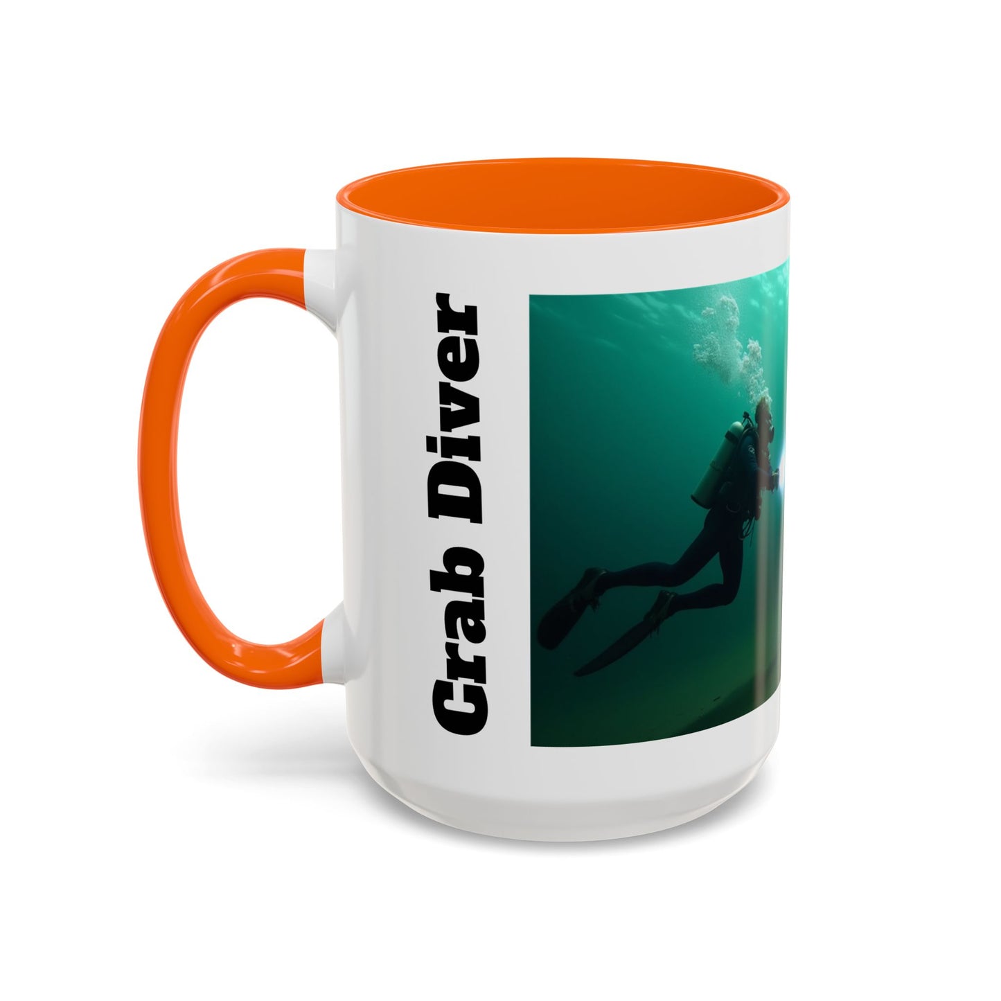 Accent Coffee Mug — "Sometimes You Catch Crab, Sometimes They Catch You"