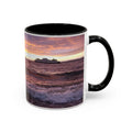 Sunset Ocean Accent Coffee Mug — Seaside Waves Sunrise Photo (11/15oz)