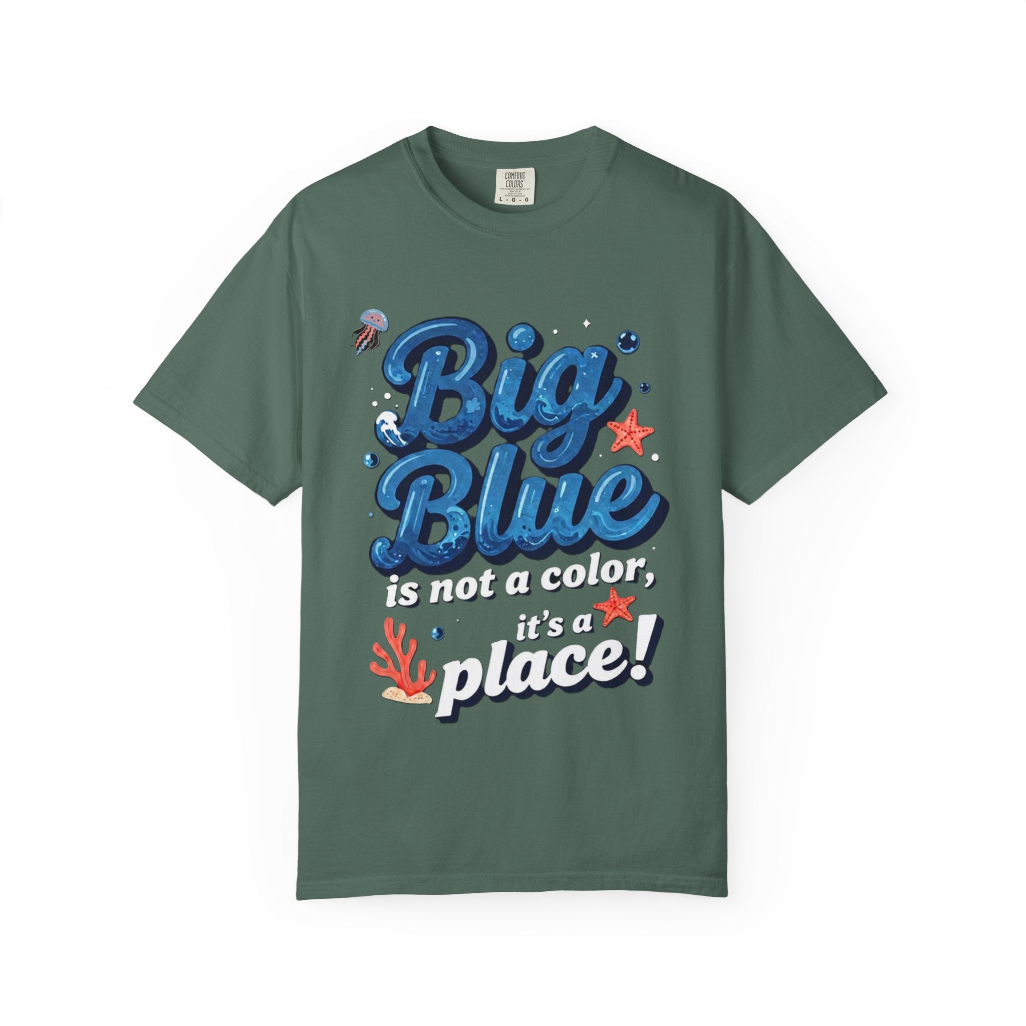 Big Blue Is Not A Color It’s A Place T‑Shirt