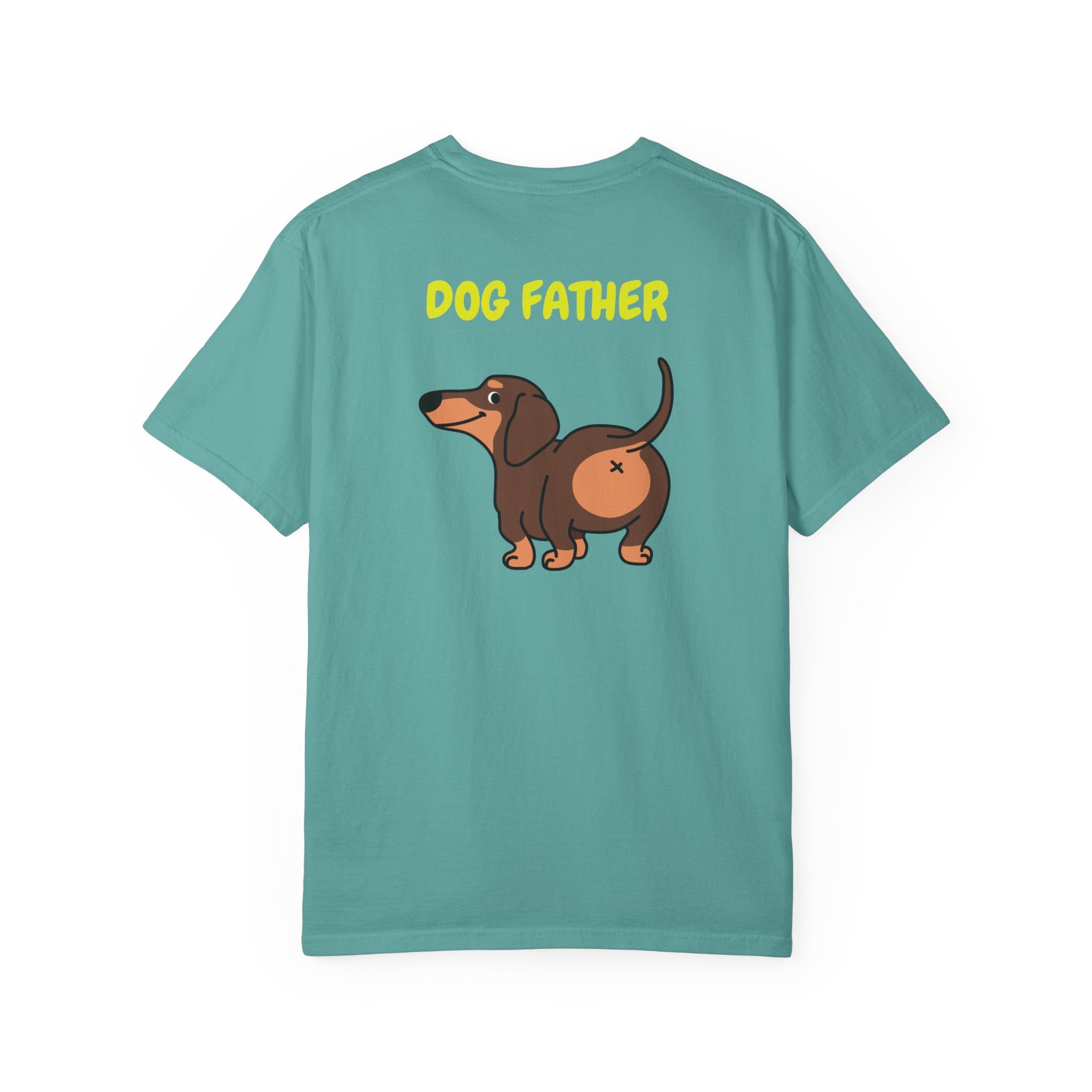 Dog Father T-Shirt – Cute Dachshund Graphic Tee for Dog Dads, Father’s Day Gift