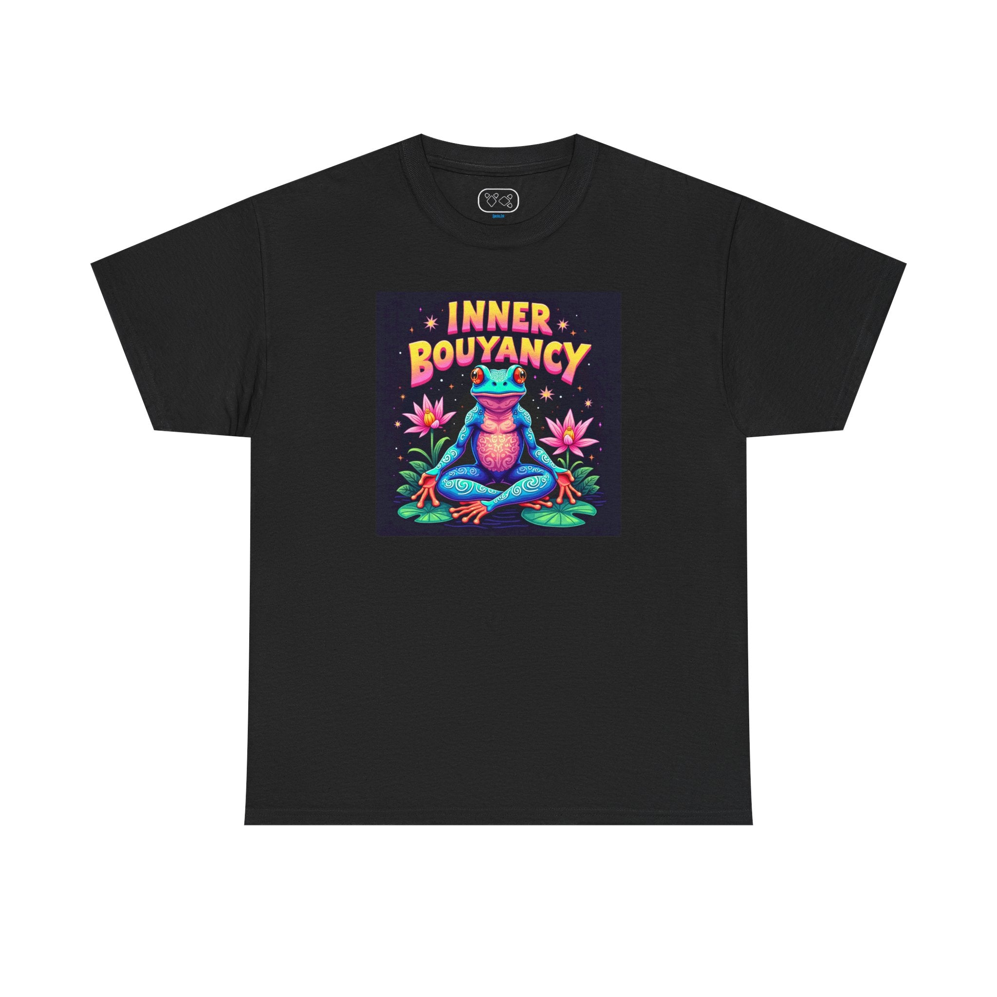 Meditating Frog T-Shirt — 'Good Buoyancy' Zen Frog Tee