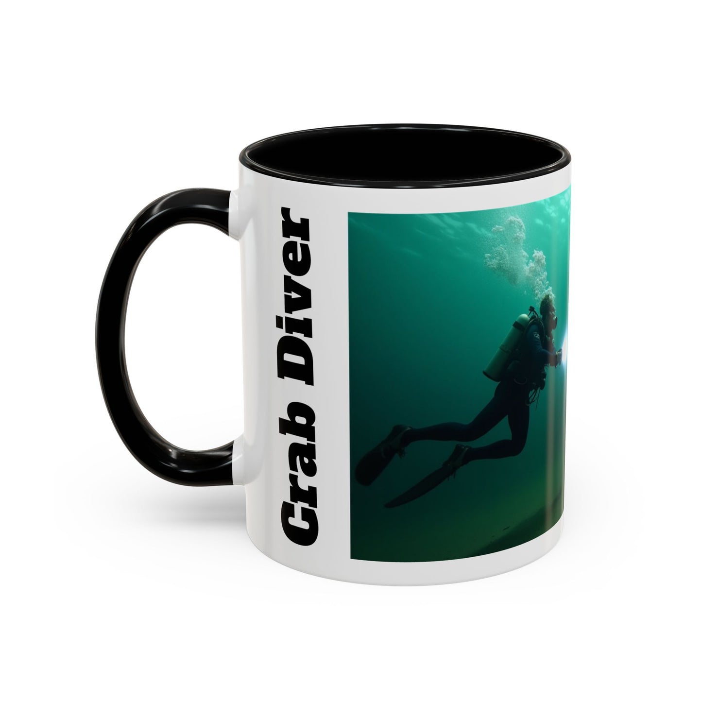 Accent Coffee Mug — "Sometimes You Catch Crab, Sometimes They Catch You"