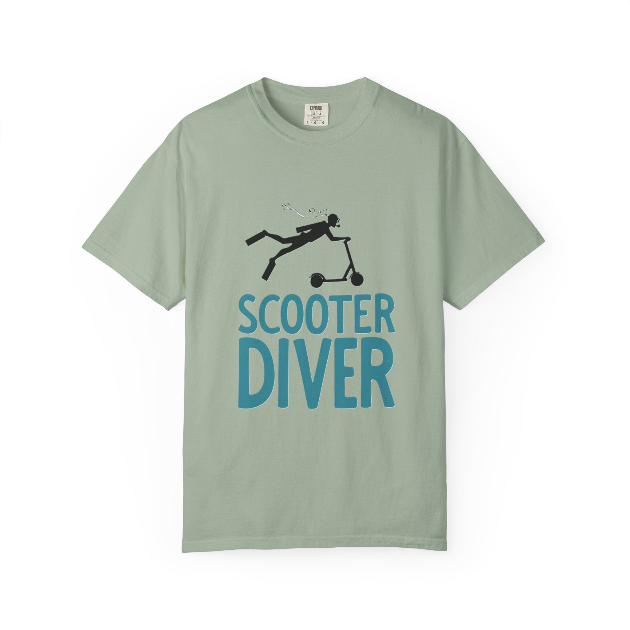 Scooter Diver T‑Shirt — Funny Scooter Scuba Diving Design