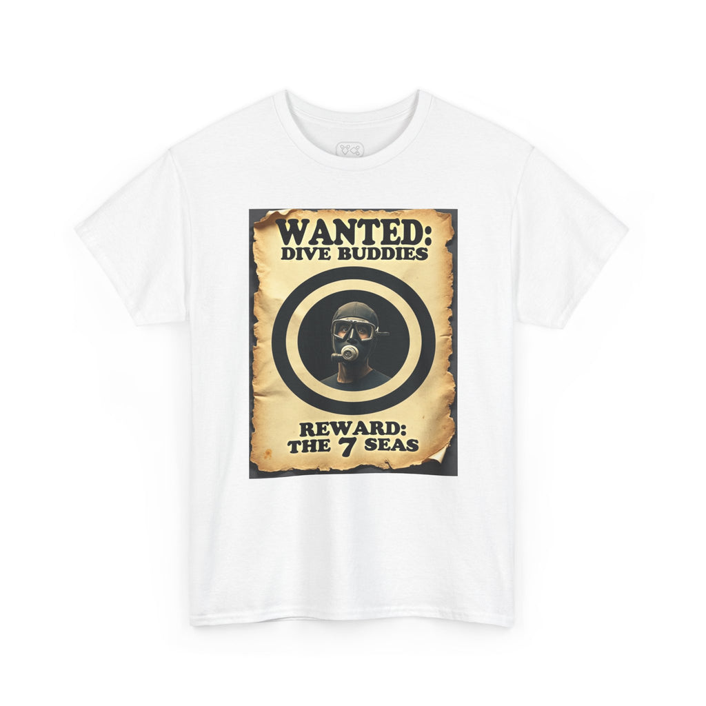 Wanted: Dive Buddies T-Shirt — Vintage Scuba Poster Tee