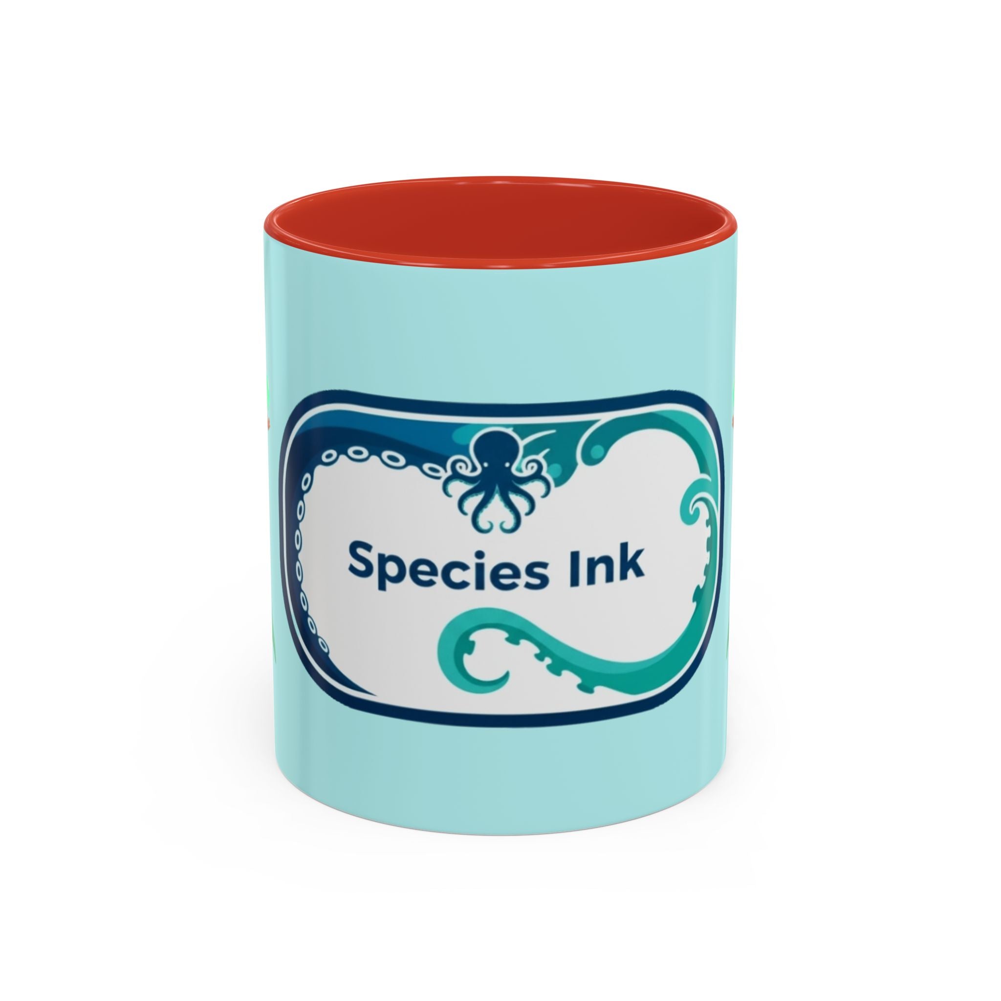 Ocean Logo Coffee Mug — "Species Ink" Accent Ceramic Mug