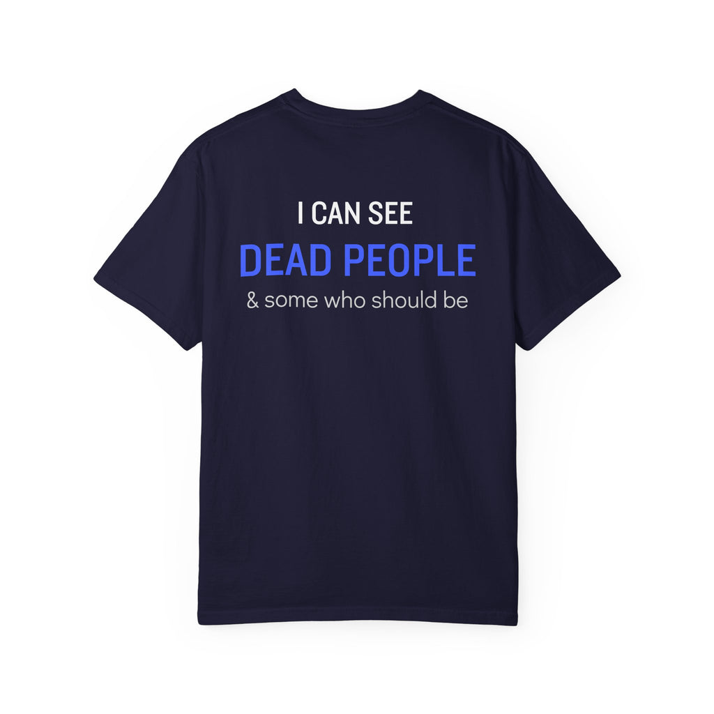 I see ghosts tee — Minimalist Gothic Graphic Shirt