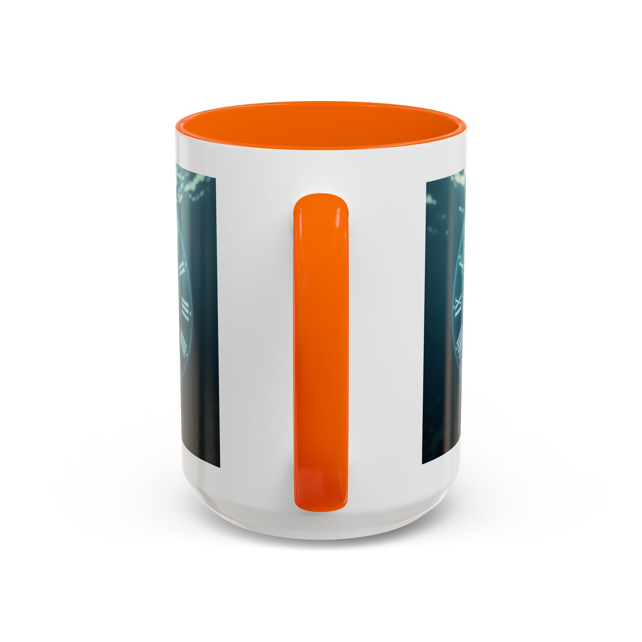Seal Clock Accent Coffee Mug — Nautical Ocean Animal Coffee Cup (11/15 oz)