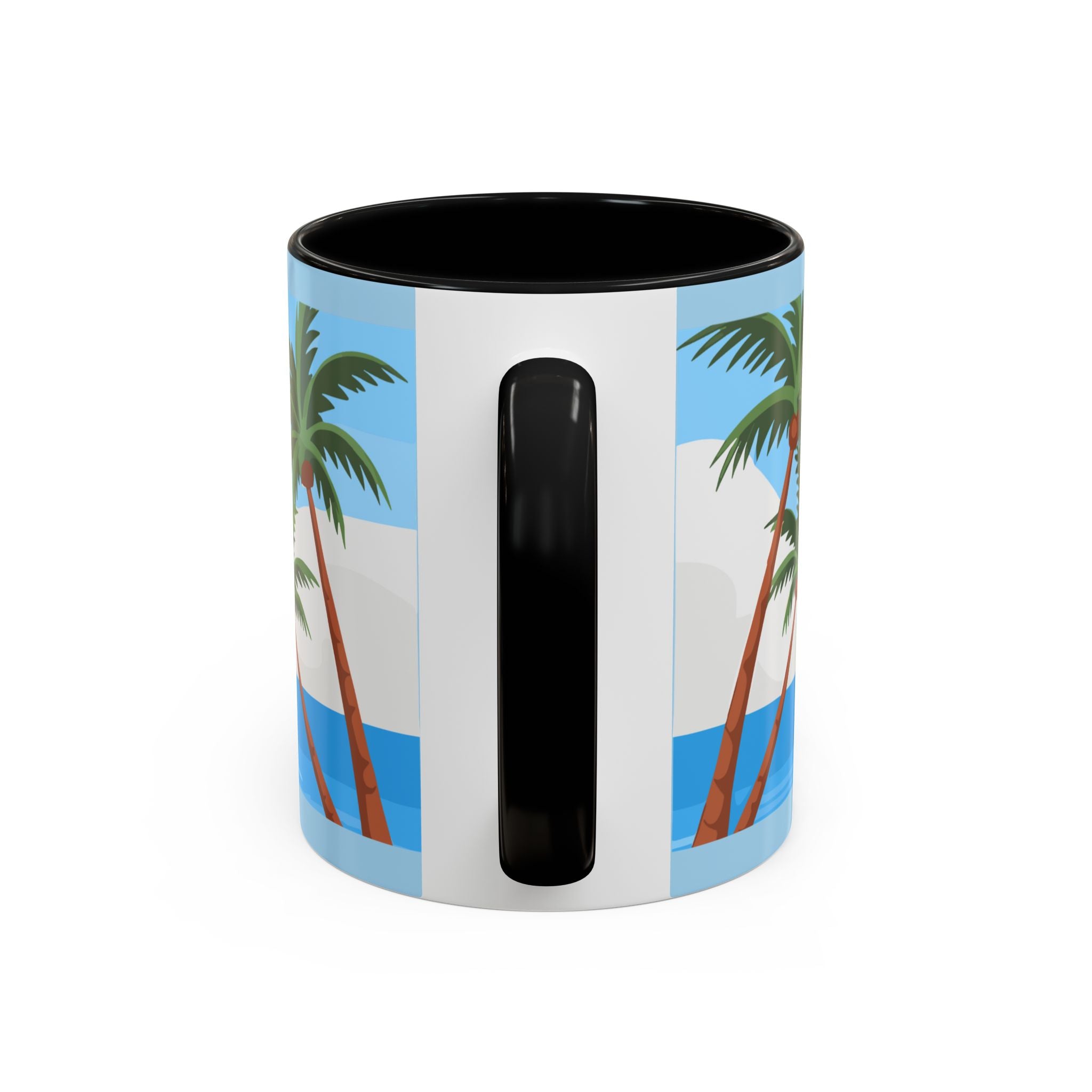 Coffee Mug — “I’m Just Coasting” Tropical Palm Beach Ceramic Accent Mug