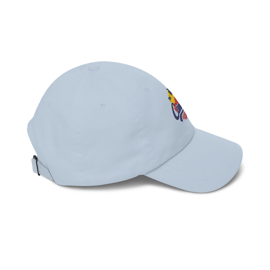 Canada Tropical Dad Cap — Vintage Palm Tree Sunset Embroidered Hat