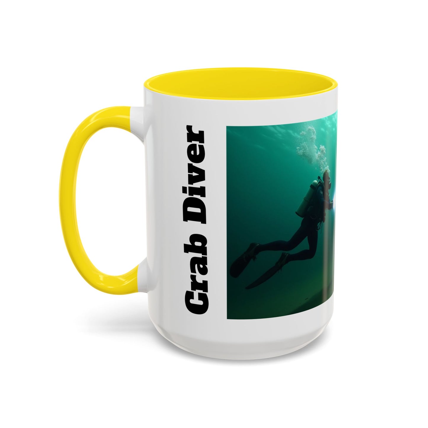 Accent Coffee Mug — "Sometimes You Catch Crab, Sometimes They Catch You"