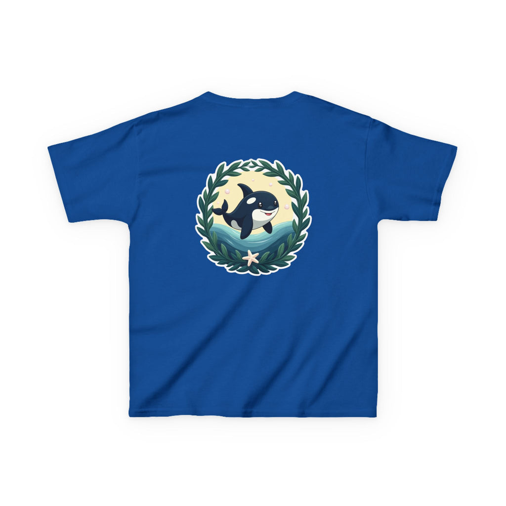 Orca Ocean Kids Tee — Playful Whale Graphic T-Shirt for Children