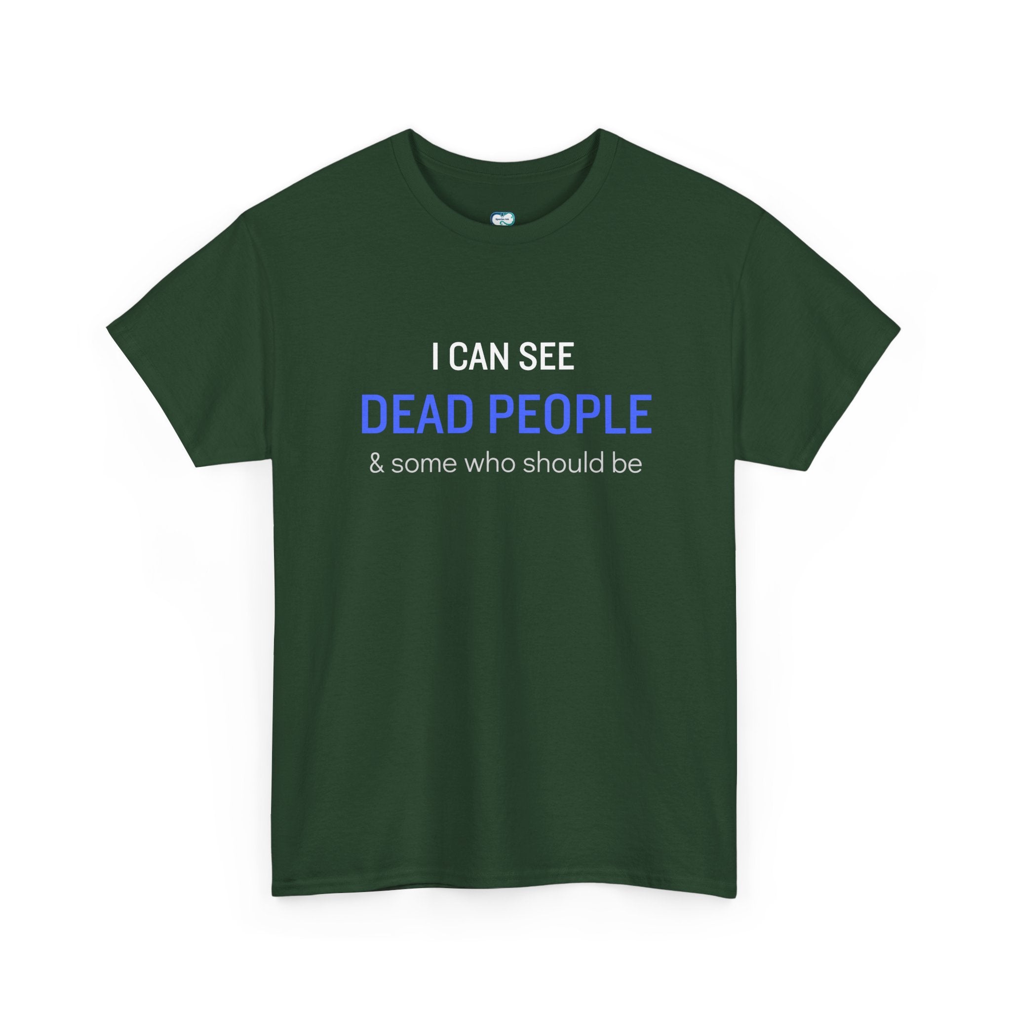 I see ghosts tee — Minimalist Gothic Graphic Shirt