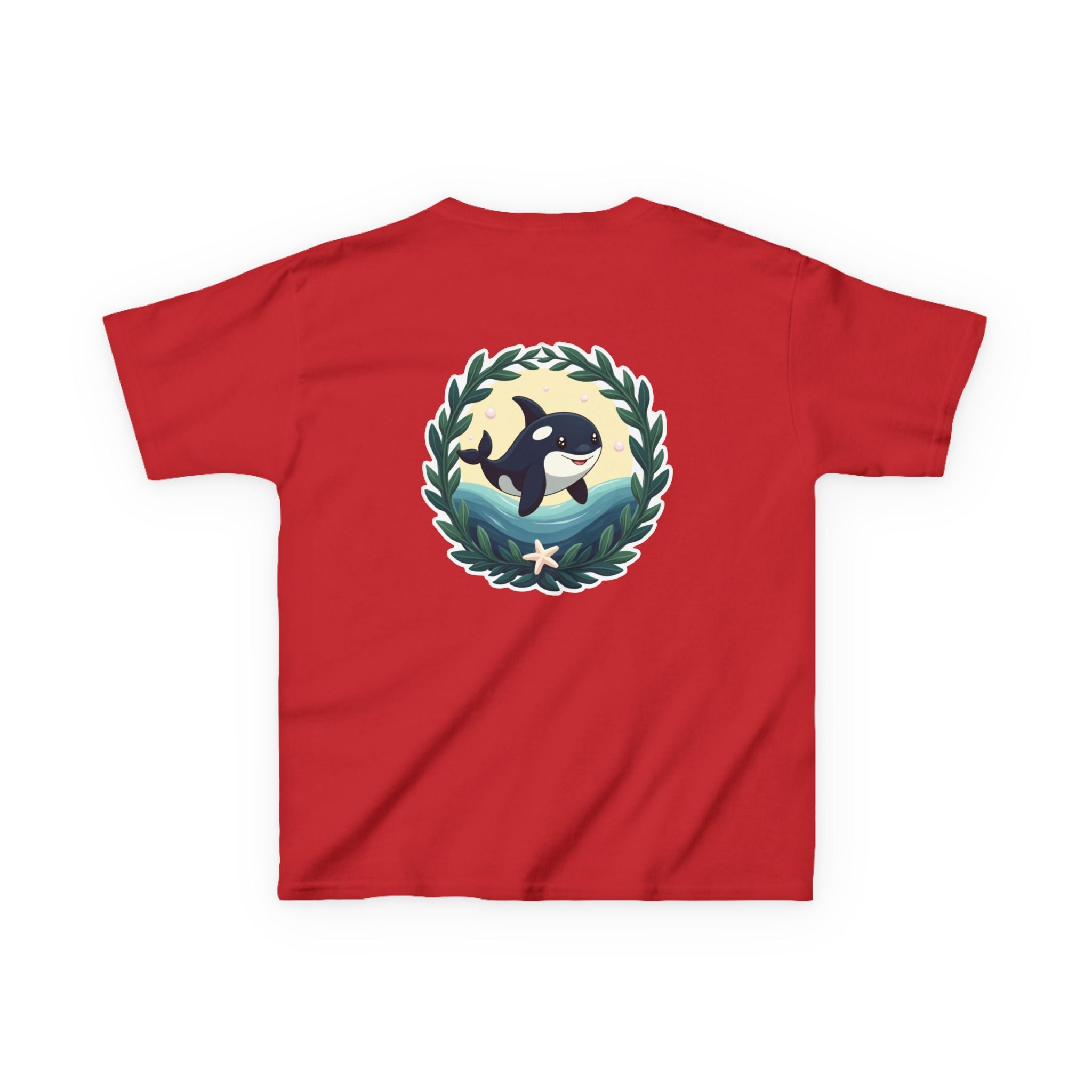 Orca Ocean Kids Tee — Playful Whale Graphic T-Shirt for Children