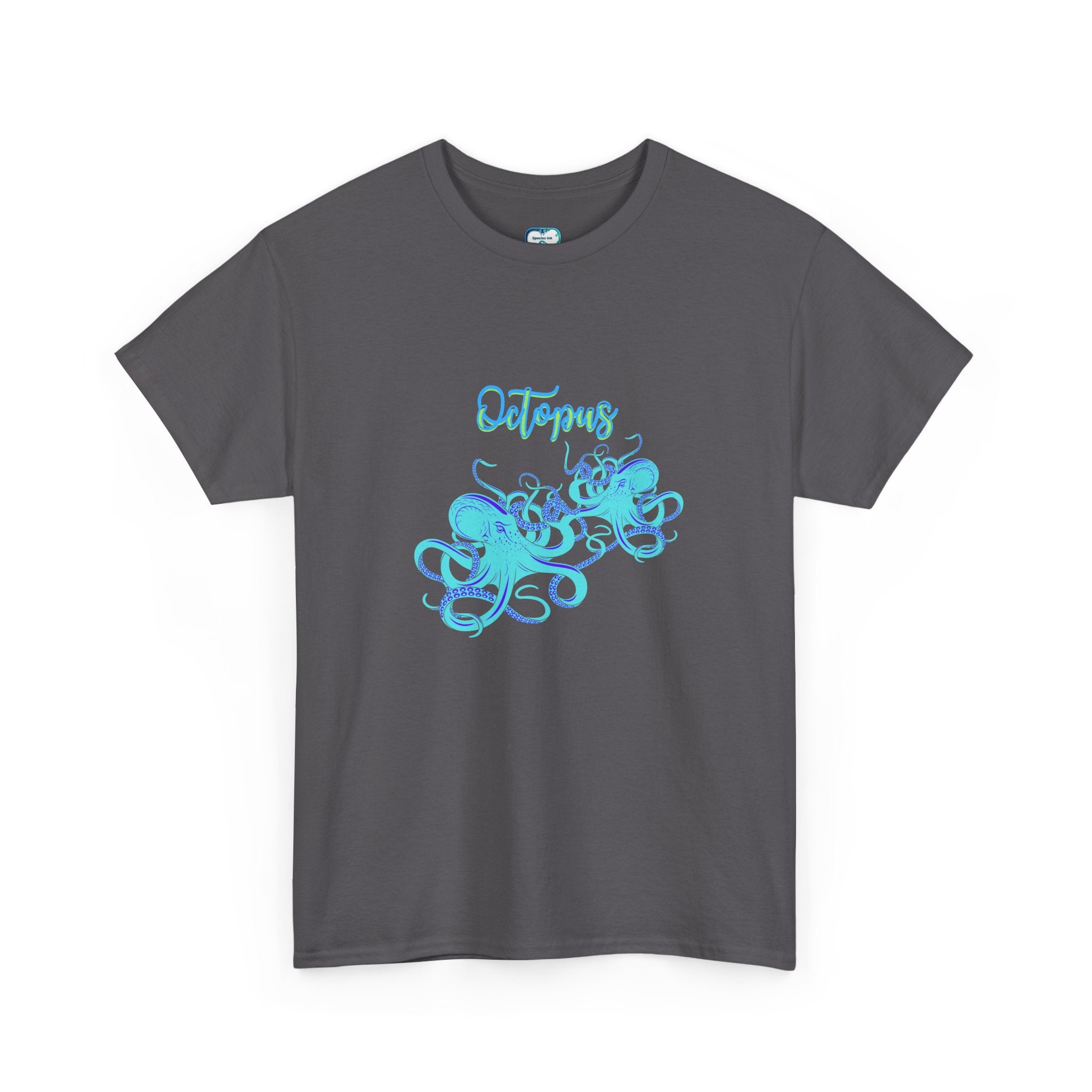 Octopus Graphic Tee — Aqua Ink Marine Animal Shirt