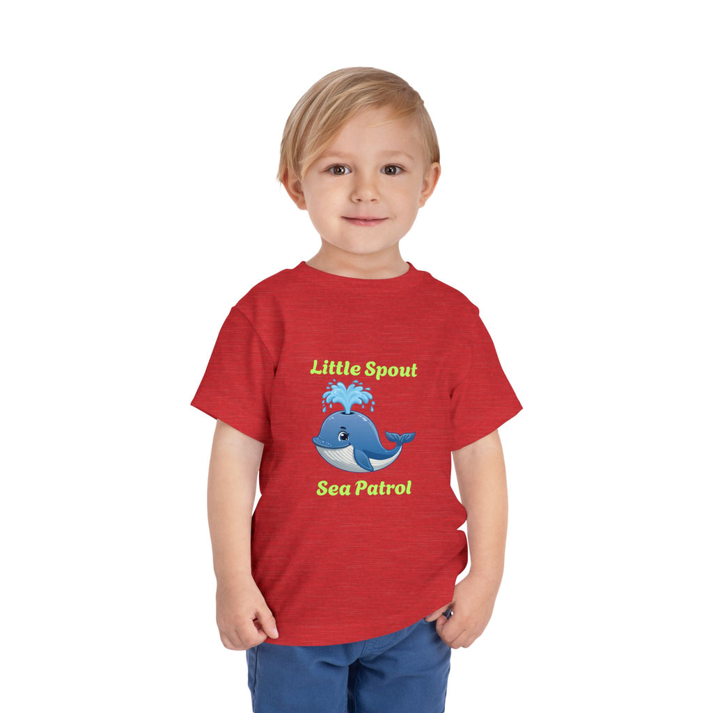 Little Spout Sea Patrol Toddler Tee — Cute Whale Kids Shirt