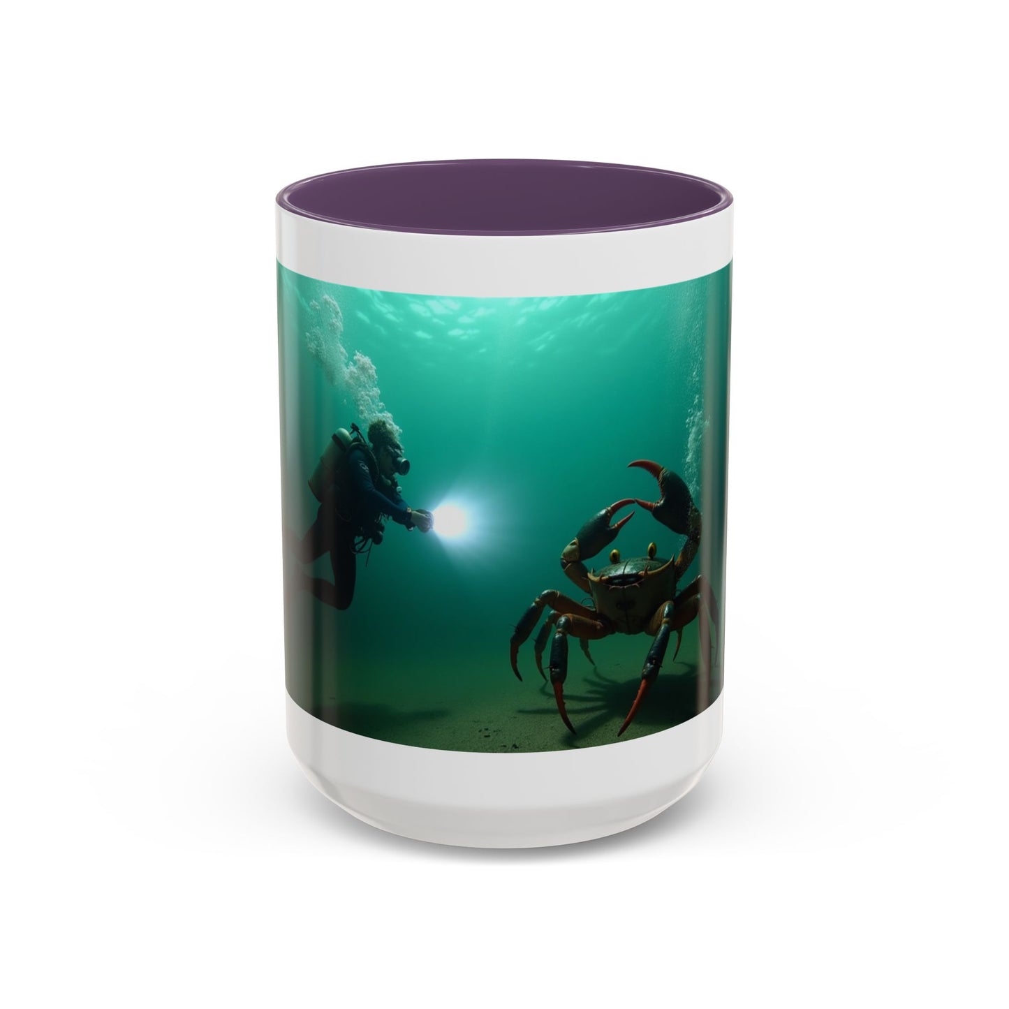Accent Coffee Mug — "Sometimes You Catch Crab, Sometimes They Catch You"