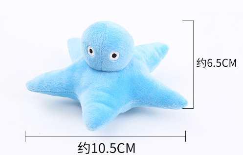 Ocean Series Catnip Plush Toys for Cats – Set of 5 Sea Creatures