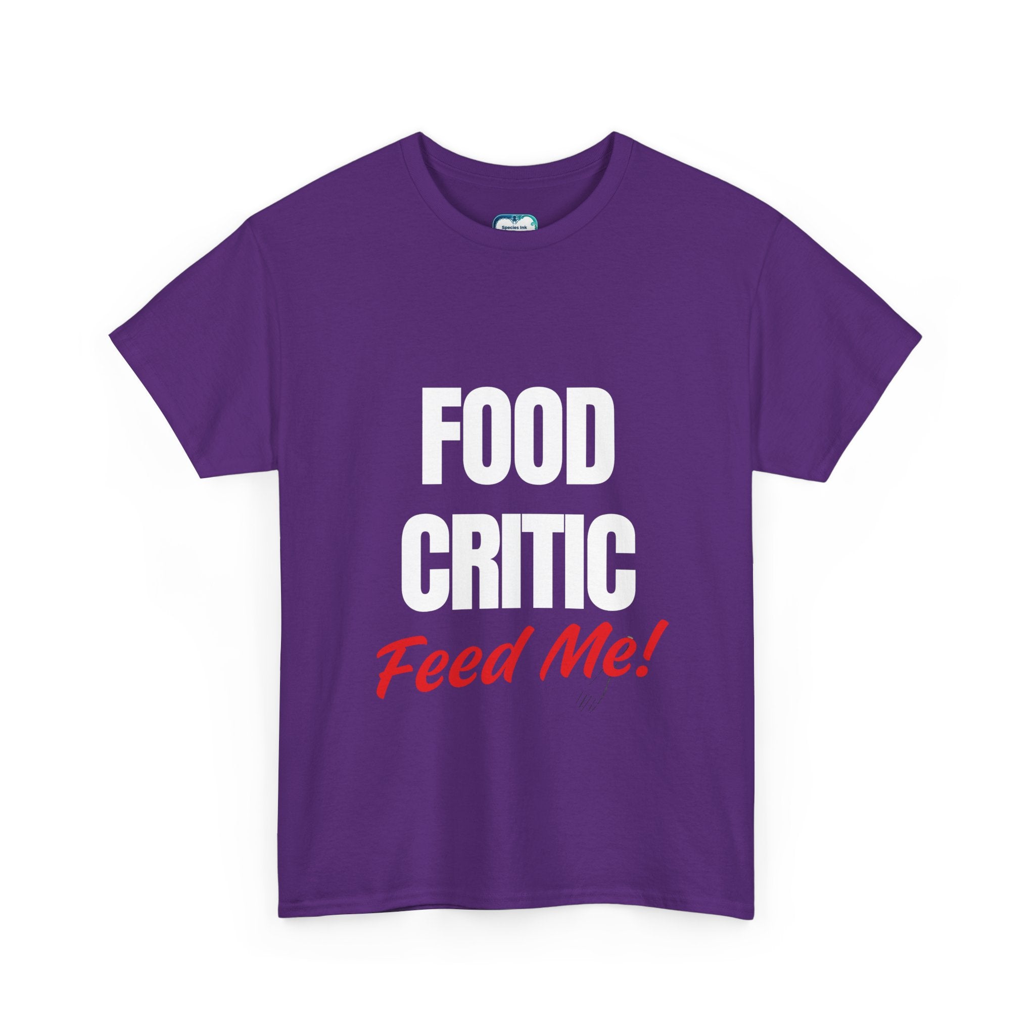 Food Critic Graphic Tee – Funny Foodie Shirt | Species Ink