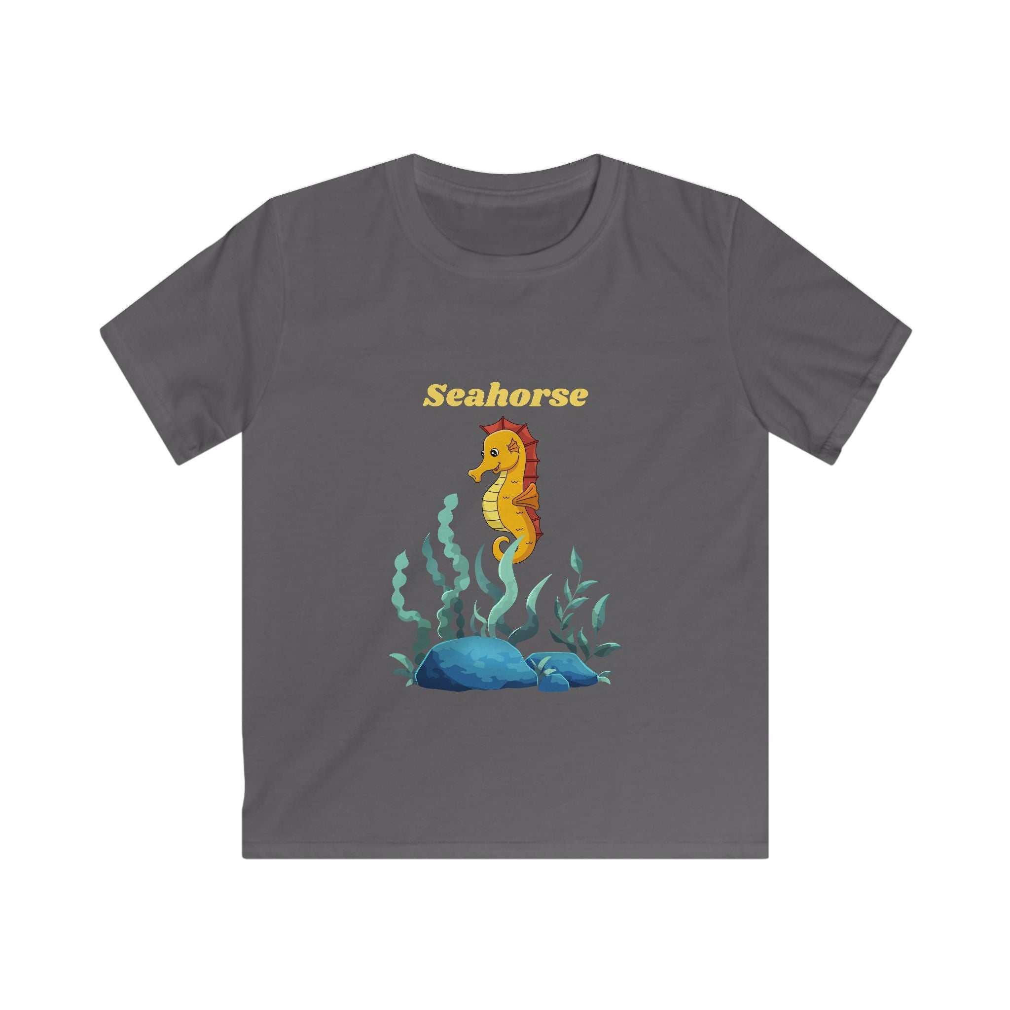 Kids Seahorse T‑Shirt — Cute Underwater Ocean Tee for Children