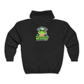 Scuba Diver Frog Full‑Zip Hoodie – "Scuba Diver, Frogmented Reality" Graphic Zip-Up