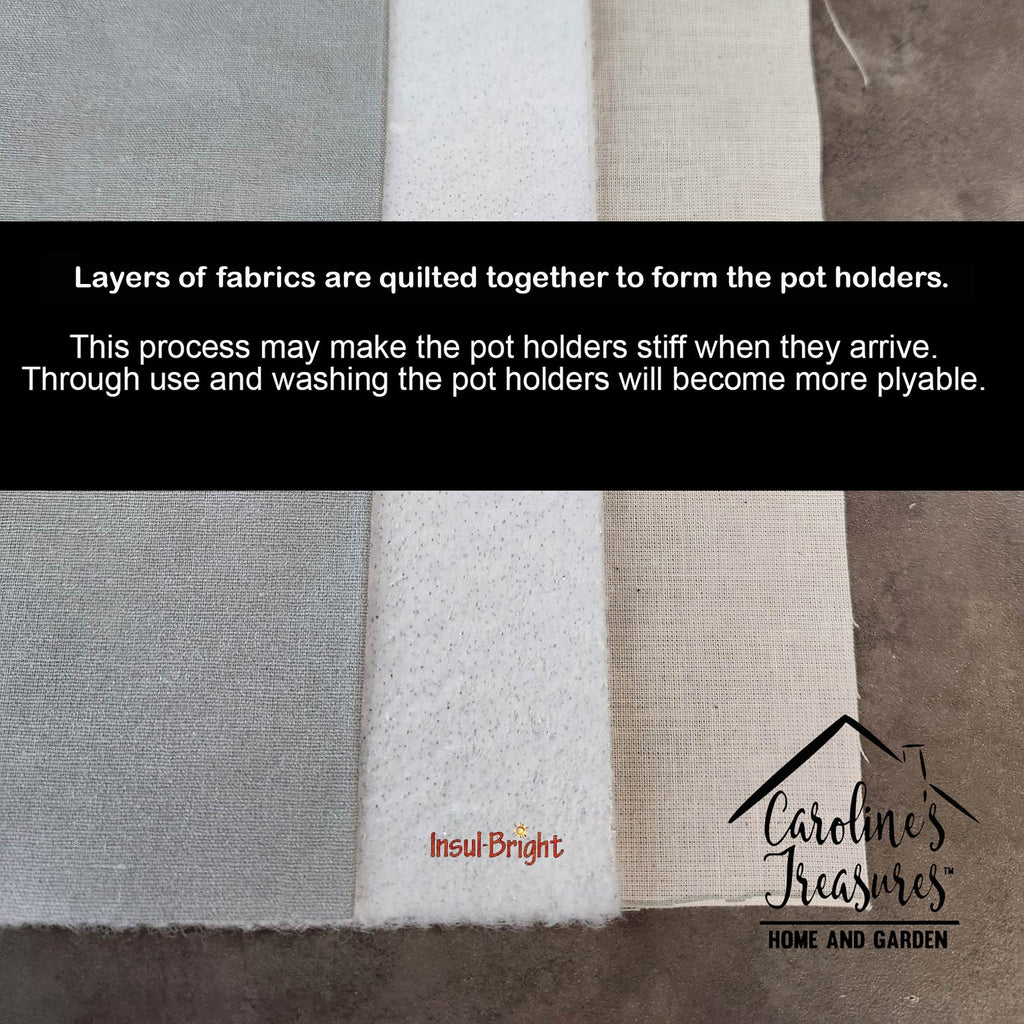 Triple Tail Pair of Pot Holders
