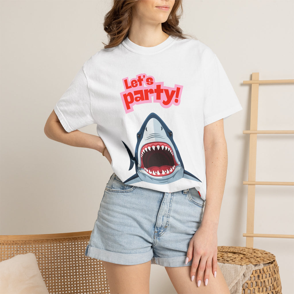 Let's Party! Shark T-Shirt — Otodus Megalodon Graphic Tee