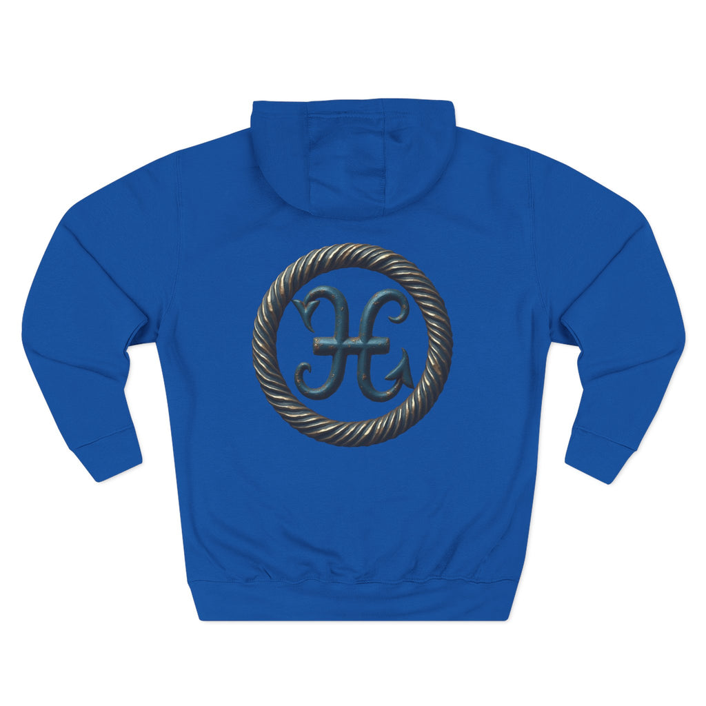Hoodie — Nautical Rope Aquarius Pullover