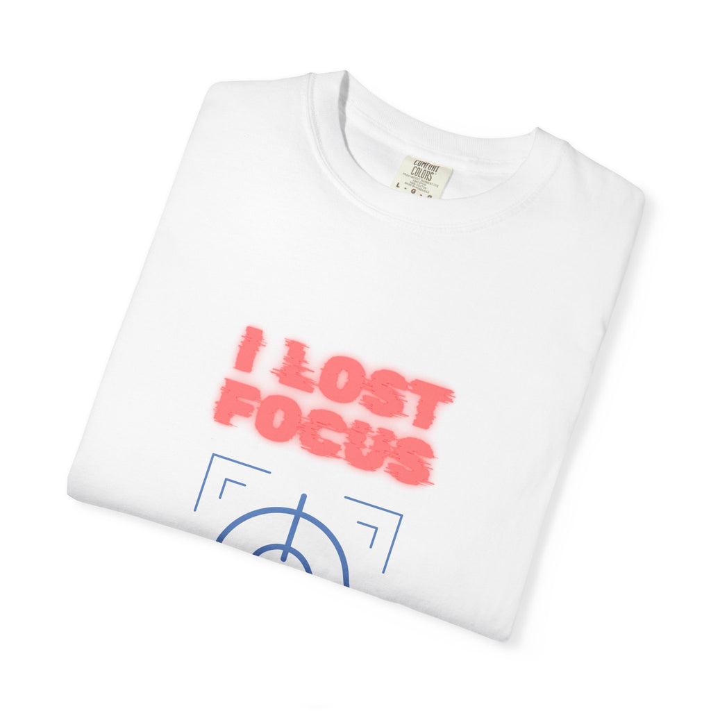 I lost my focus in '88 Tee - Retro Neon Target Graphic T-Shirt