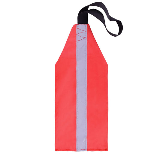 Emsiok 1 PCS Safety Travel Flag for Kayak Canoe Safety Flag Kayak Trailer Flag Kayak Travel Flag Kayak Accessories Safety Flag Reflective Kayak Warning Flag Red Safety Flag for Kayak Sup Towing