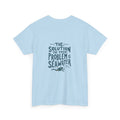 Sea Therapy T-Shirt — "The Solution to Your Problem is Seawater" Ocean Quote Tee
