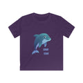 Kids Swim Team T‑Shirt — Cute Dolphin Graphic Tee for Children