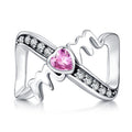 925 Sterling Silver Infinite Love Mom Charm – Bracelet & Necklace Pendant