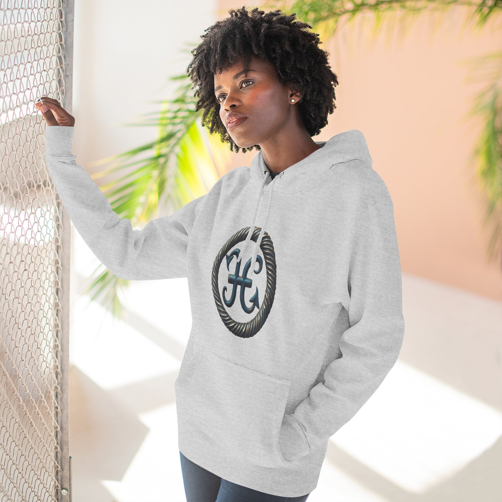 Hoodie — Nautical Rope Aquarius Pullover